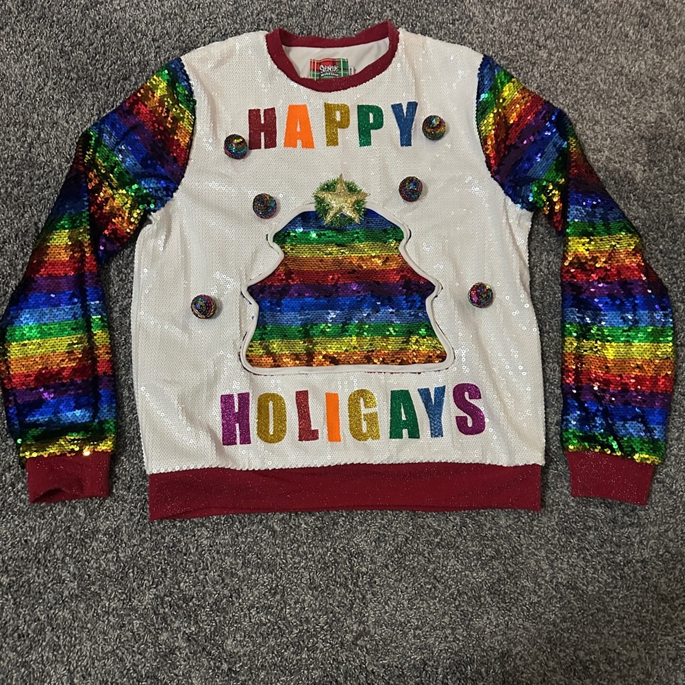 Happy Holigays Ugly Christmas Sweater